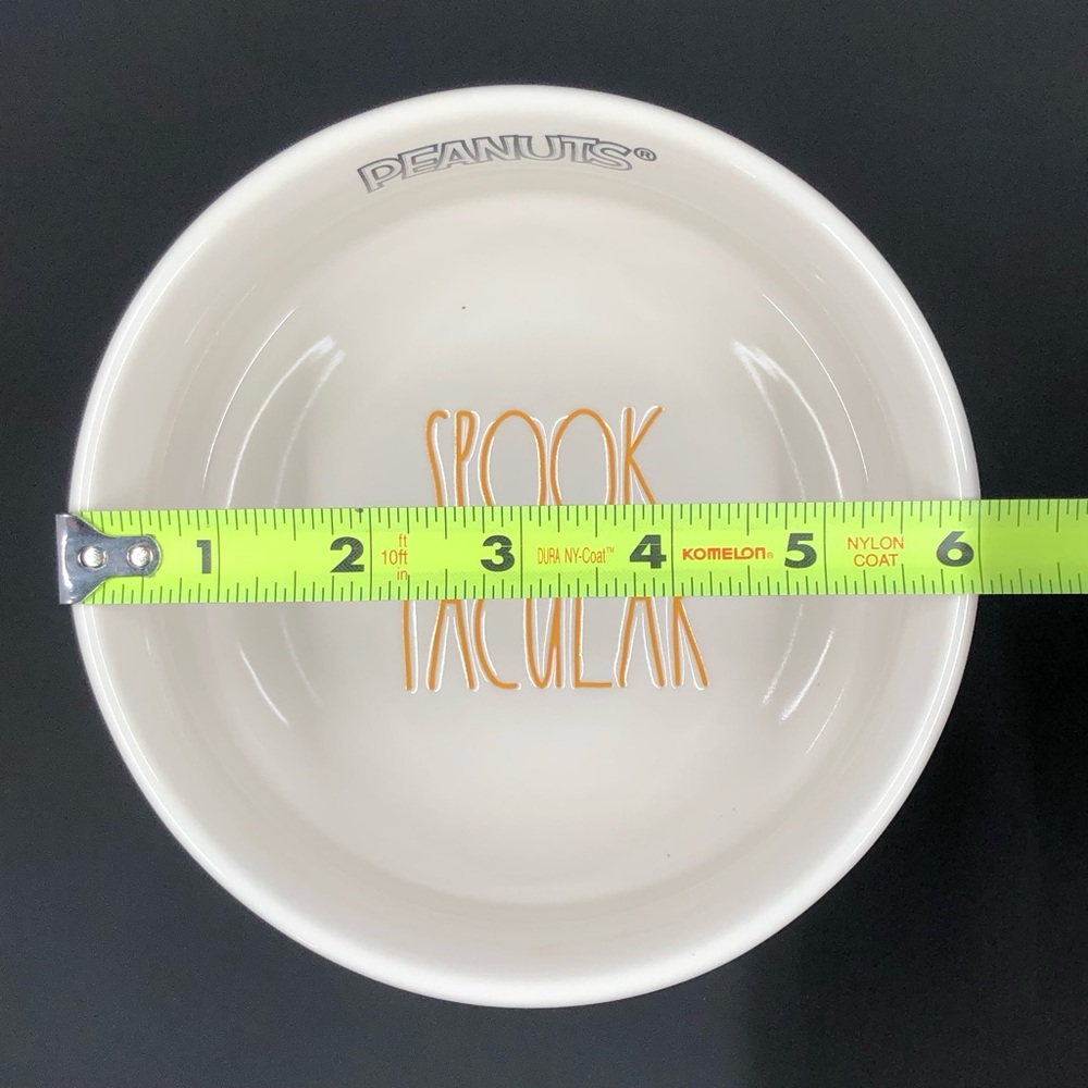 Rae Dunn Peanuts Pet Dog Bowl Halloween Spooktacular Snoopy & Woodstock - Picture 7 of 16
